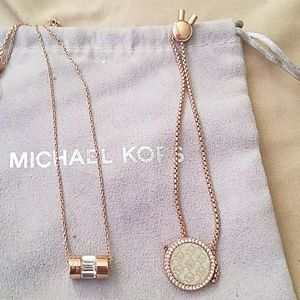 Authentic. Michael kors necklace and bracelet